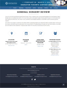 General Surgery Review Program